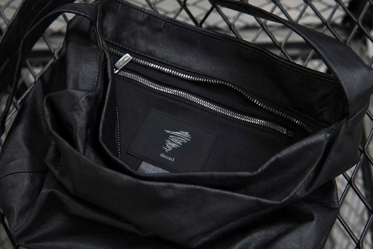 Yohji Yamamoto Discord 2024 Calfskin Crossbody