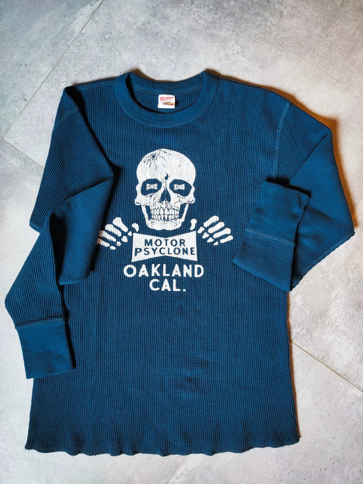 Freewheelers Skull Waffle Knit M Tee