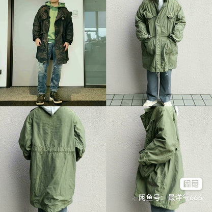 visvim bega combat coat in beige