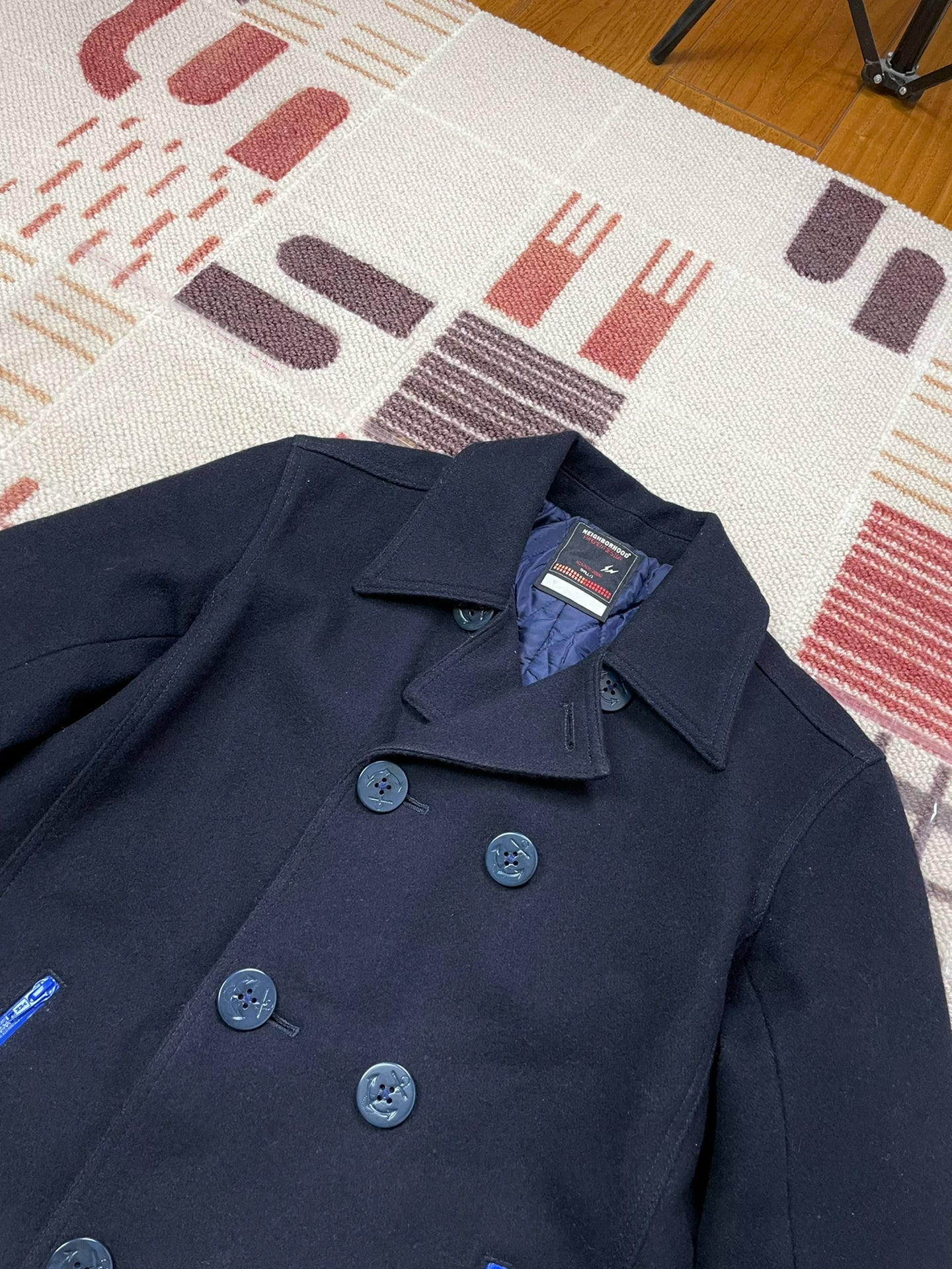 NEIGHBORHOOD FRAGMENT FSF Wool Coat