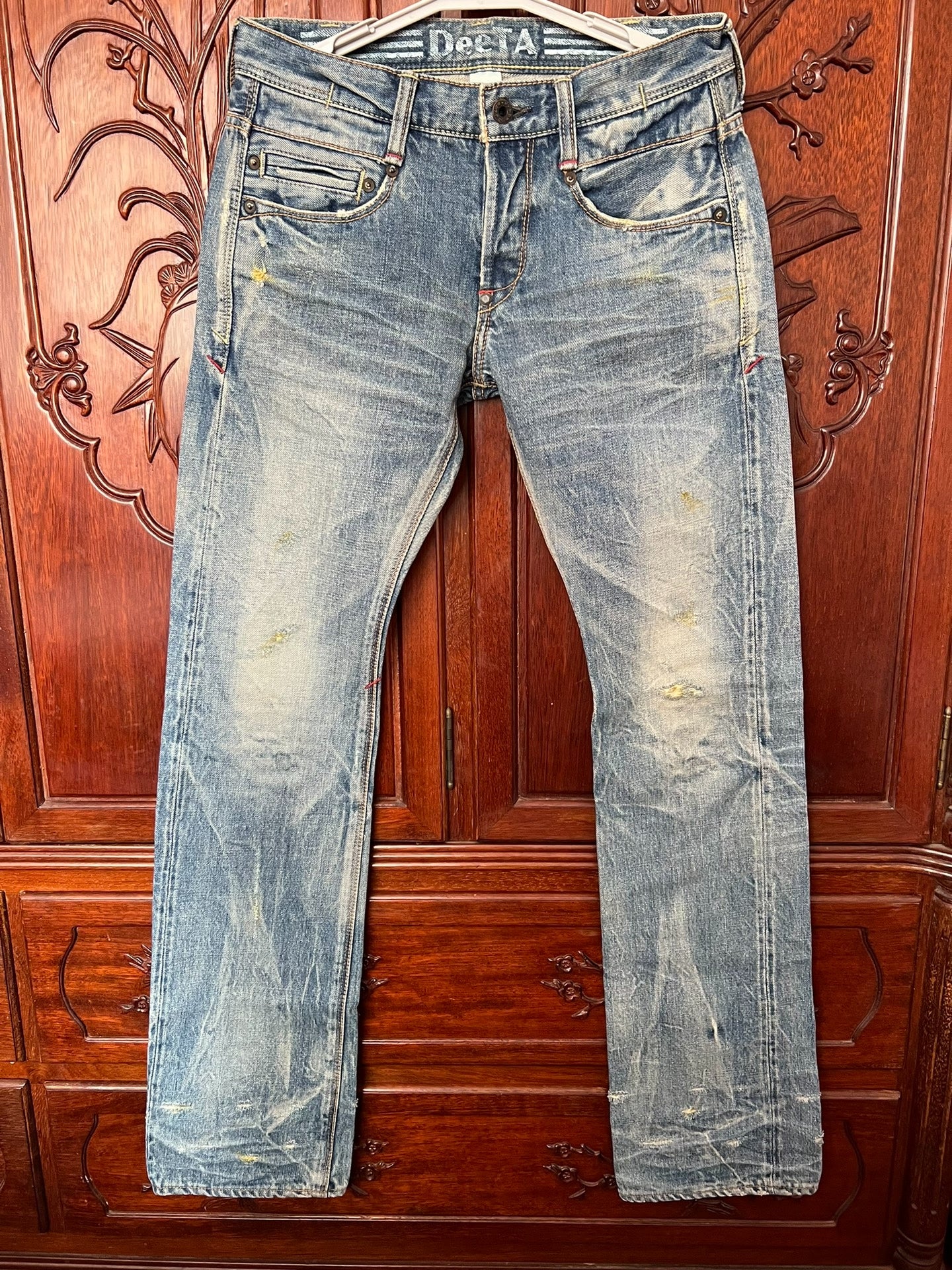 Deeta Men's Water Blue Selvedge Jeans
