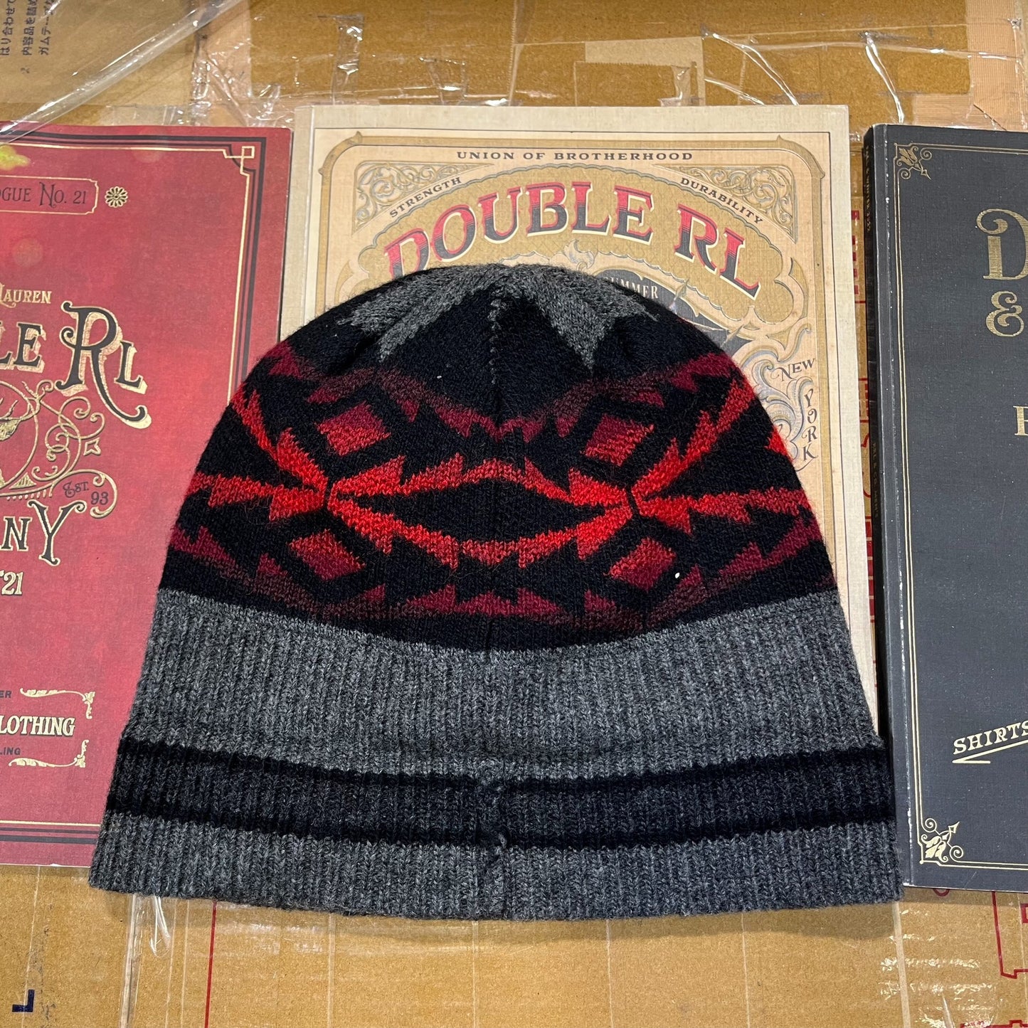 RRL Navajo Knit Wool Beanie
