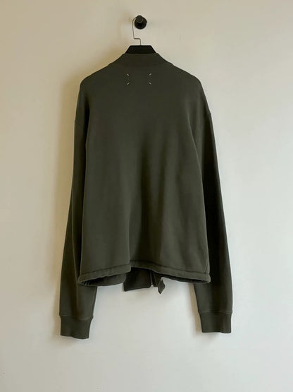 maison margiela aw2017 green bomber jacket