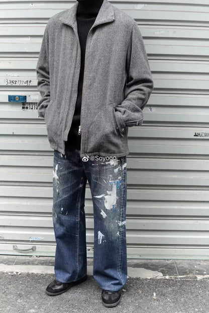 Yohji Yamamoto 2002 Hand-Painted Jeans