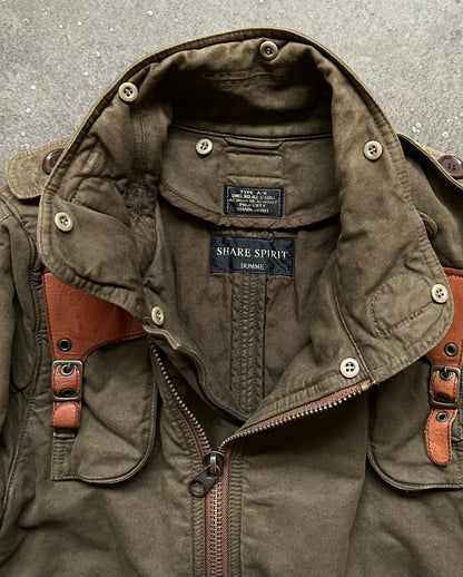 SHARE SPIRIT Patchwork Jacket