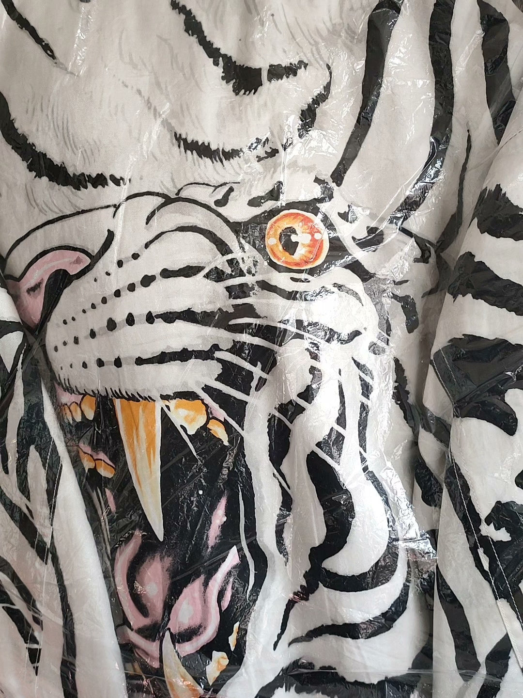 Wacko Maria White Tiger Silk Jacket
