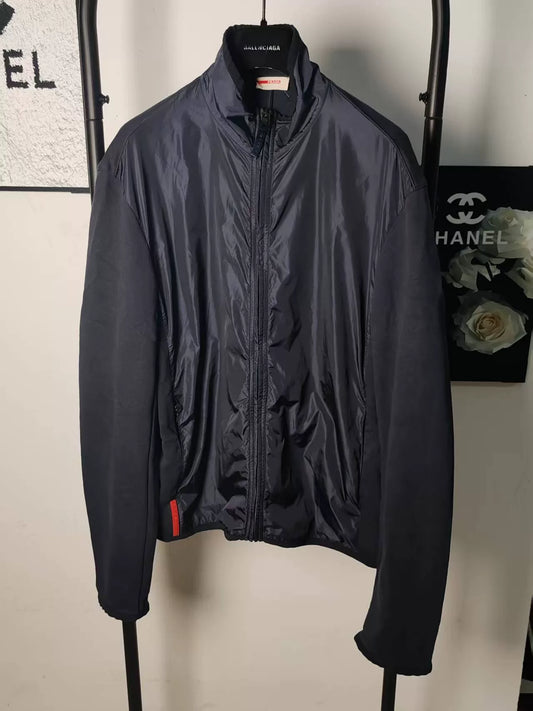 Prada Nylon Jacket with Red Details