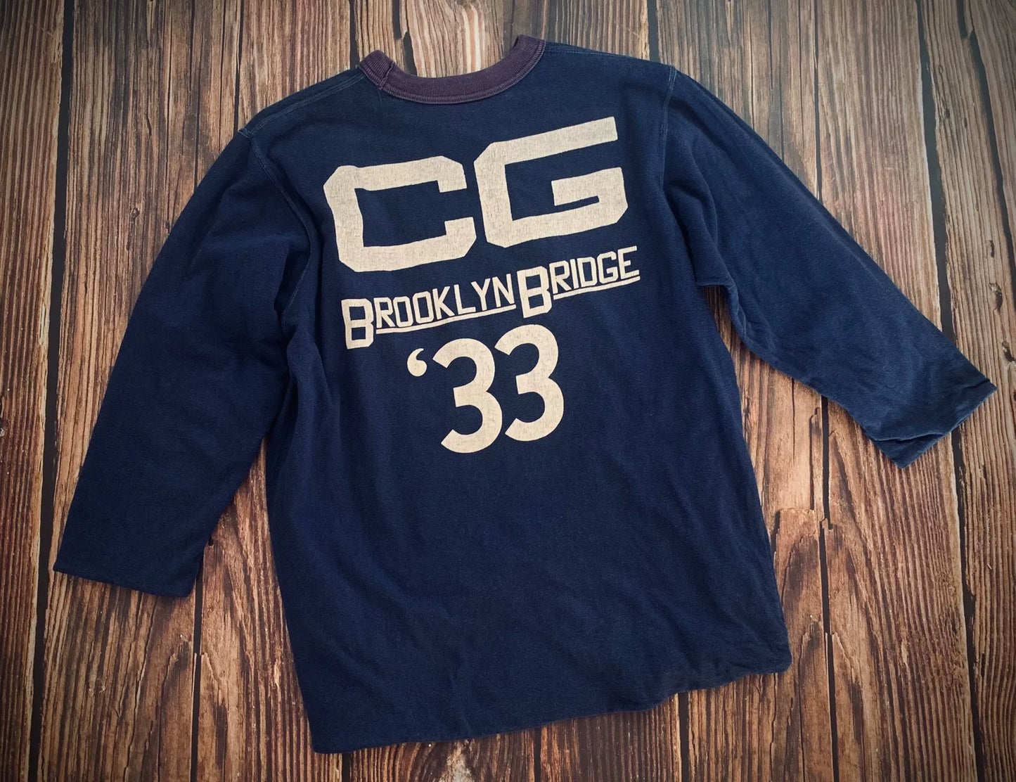 vintage navy blue long sleeve sweatshirt
