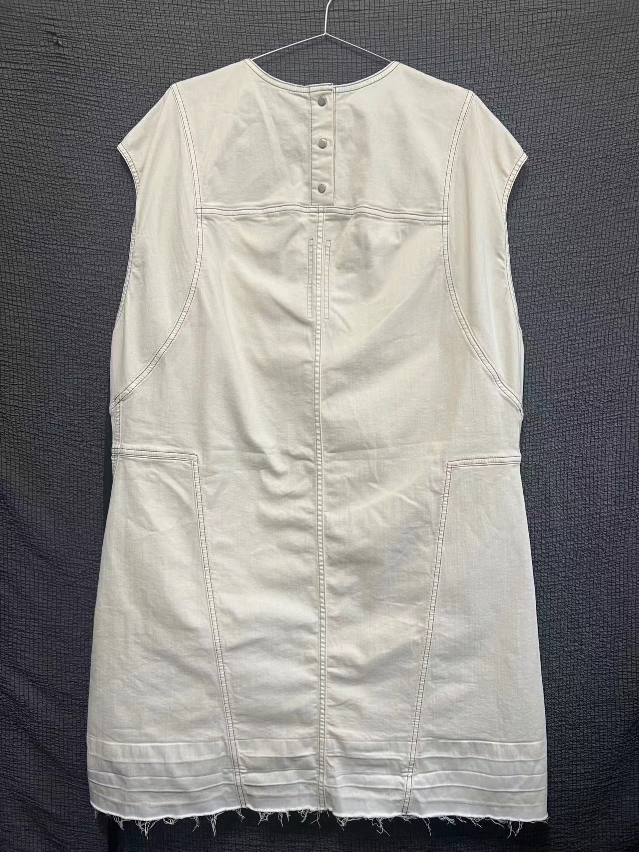 rick owens  texture frayed vest