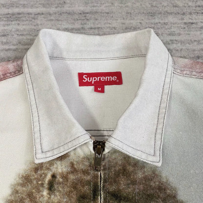 supreme alpaca zip-up jacket