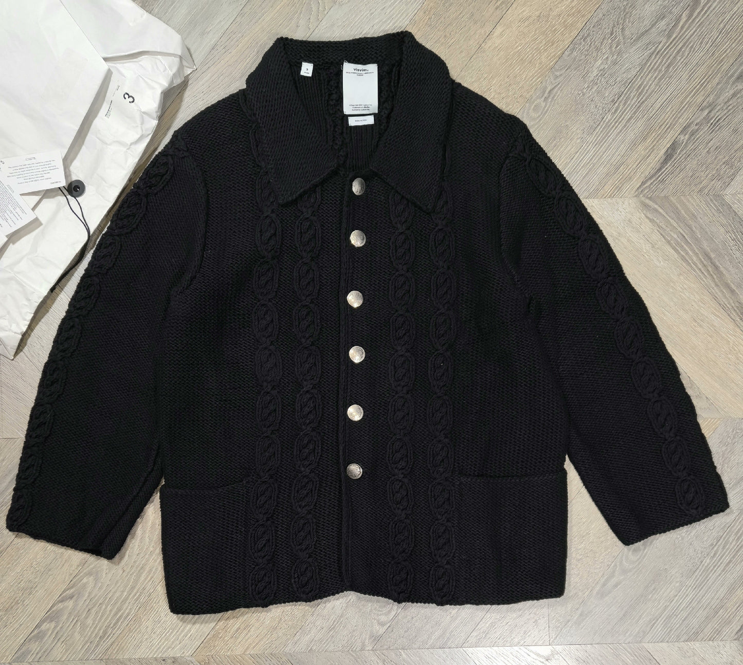 visvim highland knit bucky coverall jacket