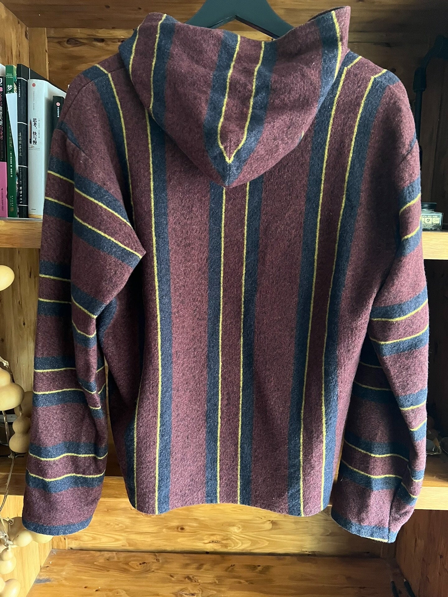 limited edition wool pullover jacket