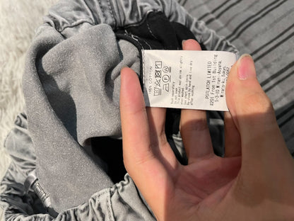 Cav Empt Washed Vintage Gray Striped Pants