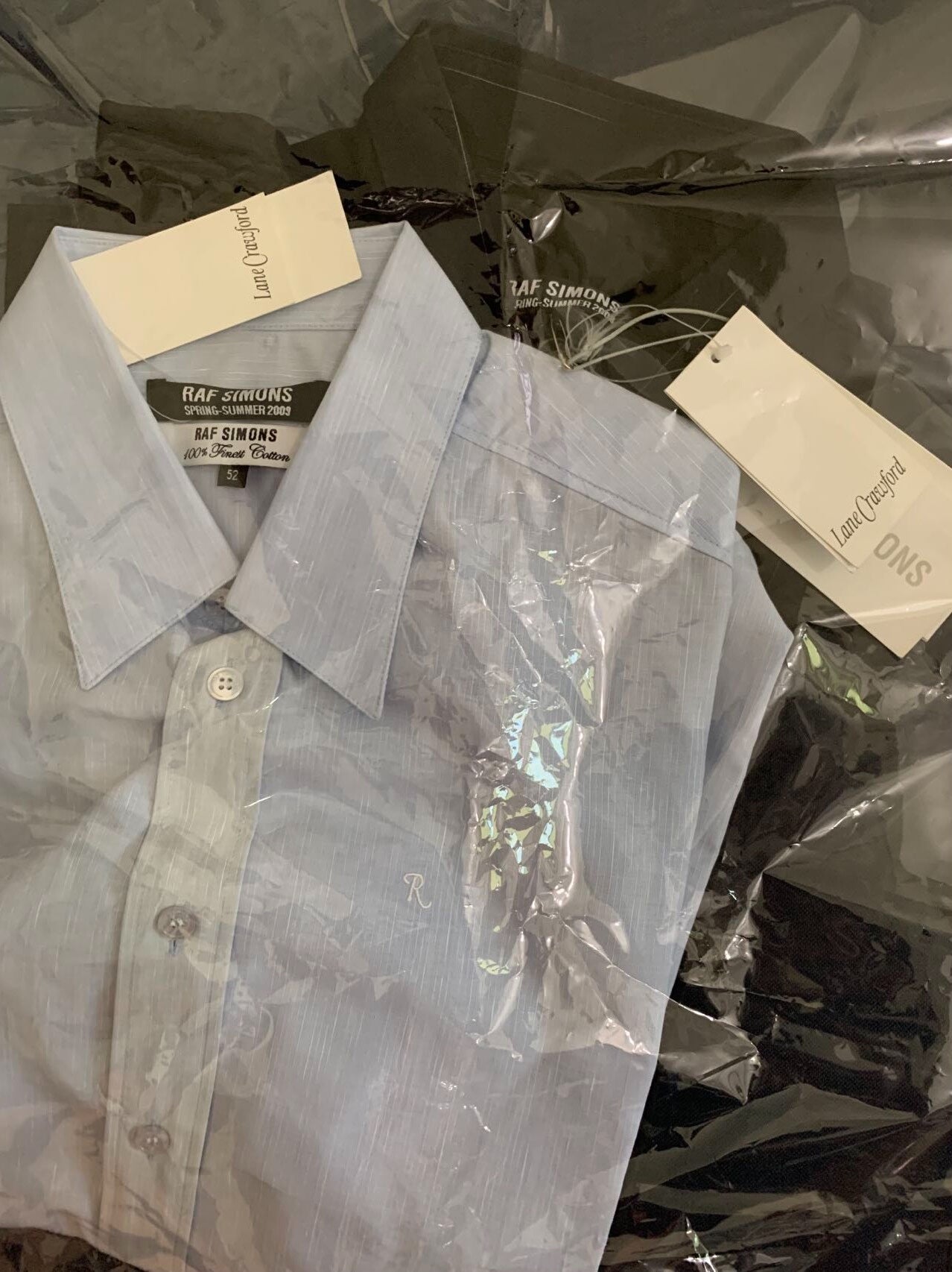 RAF SIMONS SS08 Mixed Fabric Shirt