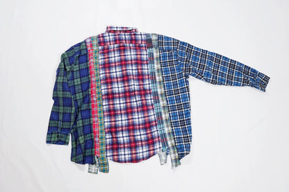 NEEDLES Rebuild 7 Cut Flannel Shirt
