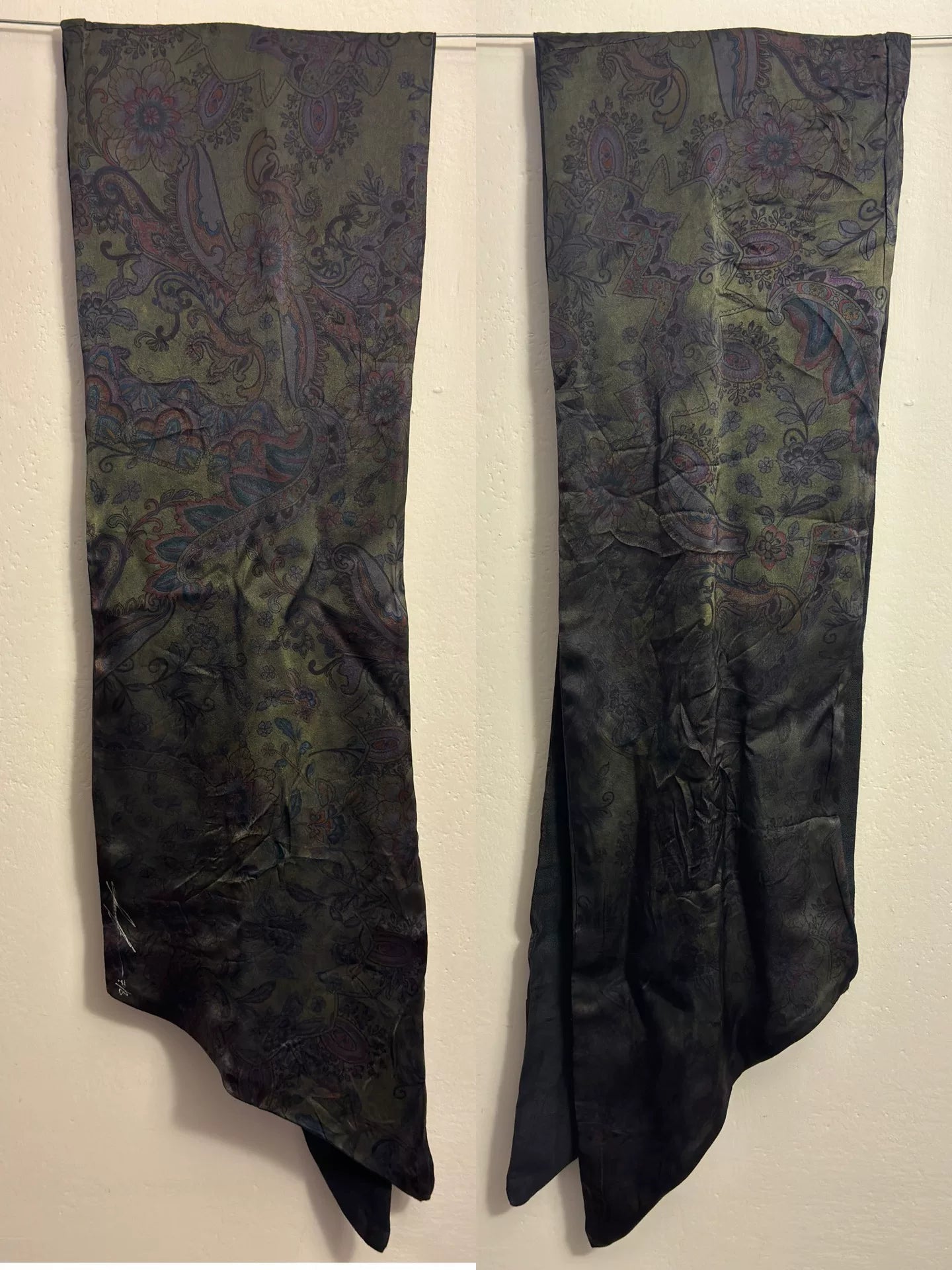 Geoffrey B. Small GBS Paisley Silk Scarf
