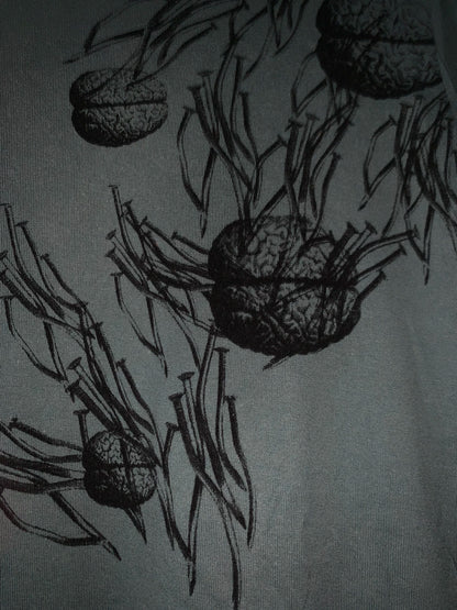 Undercover Corroded Nail Brain Long-Sleeve Tee