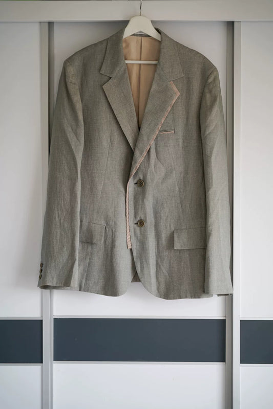 yohji yamamoto gray blazer from 2010 collection