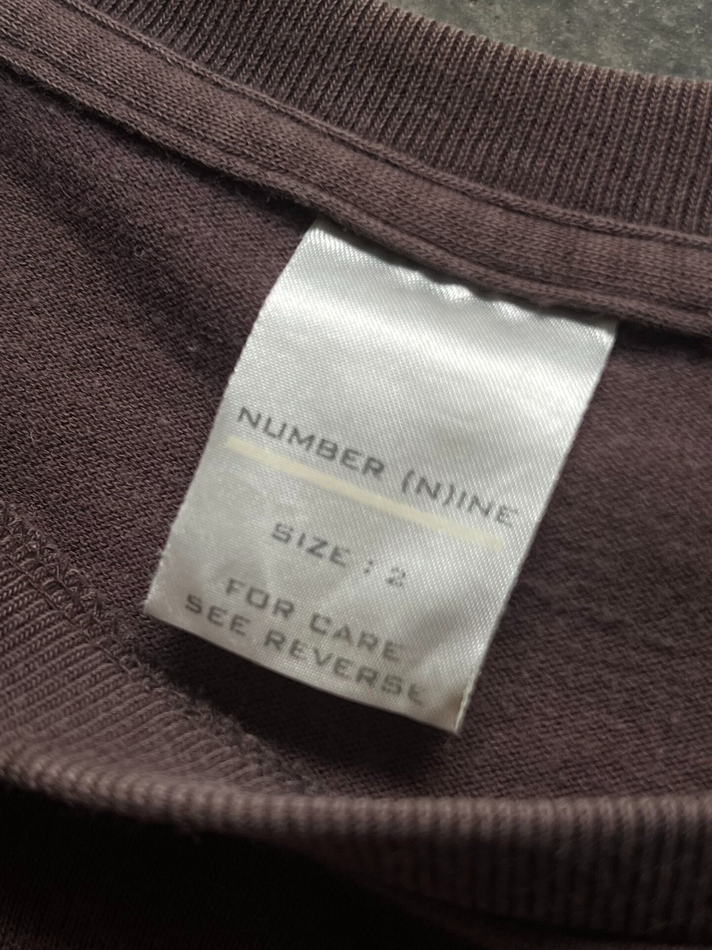 number nine portrait print t-shirt