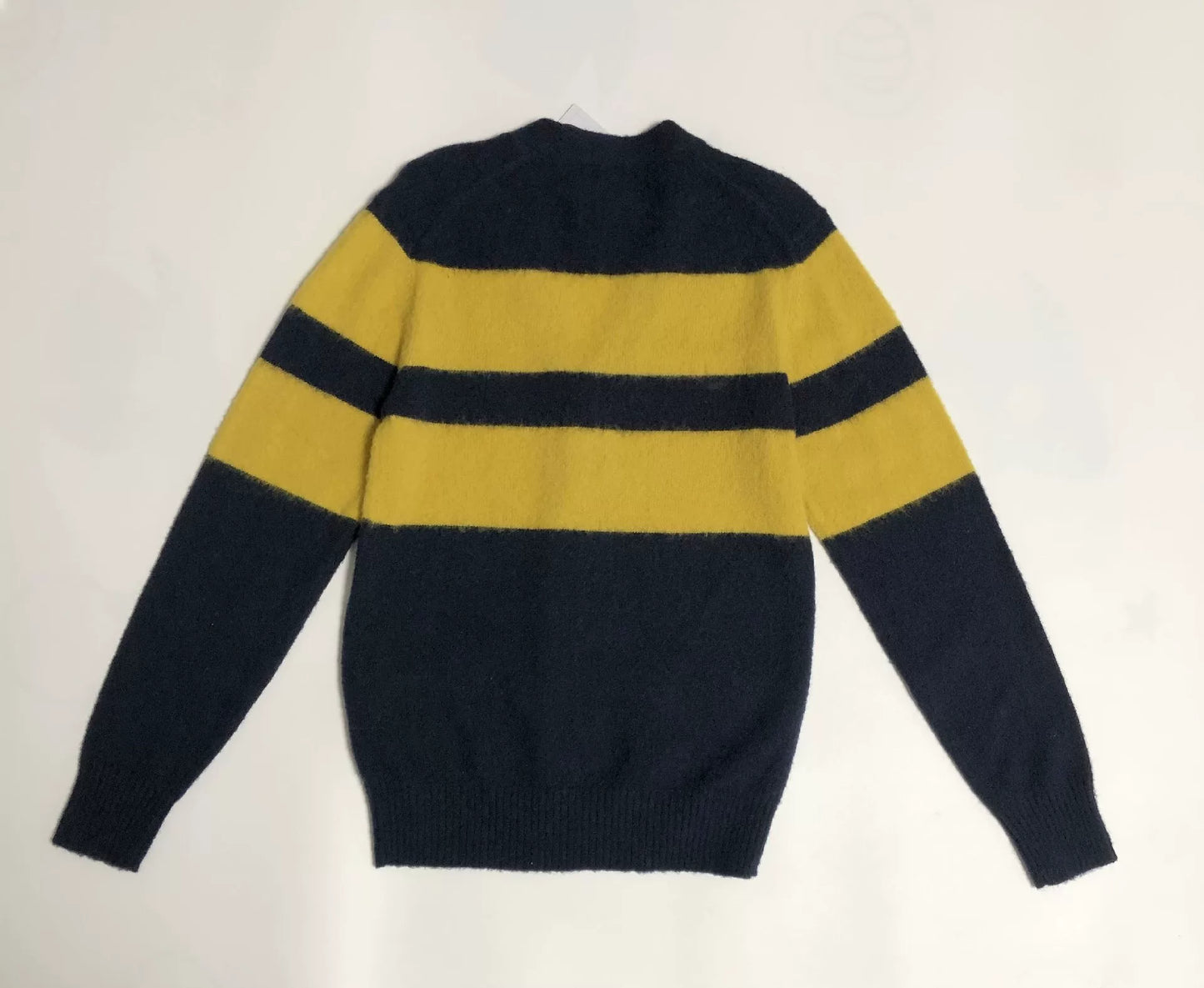 jack spade navy yellow striped sweater