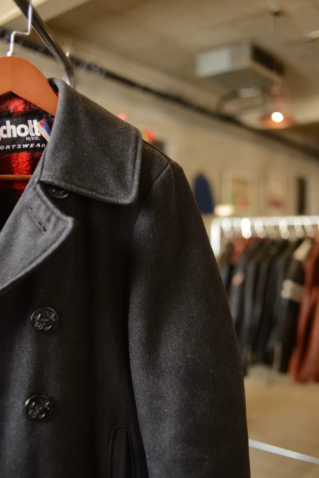 Schott 740N USA Double-Breasted Coat