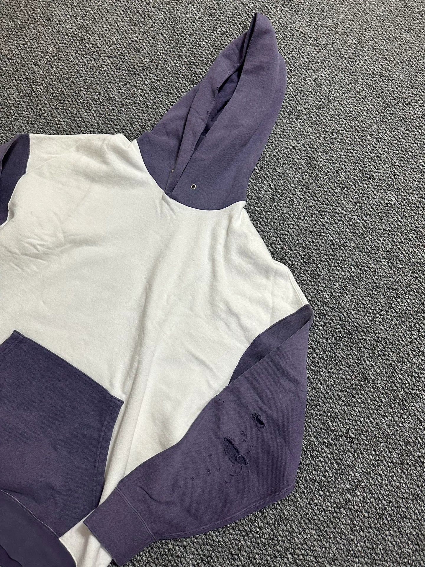 visvim jumbo distressed hoodie