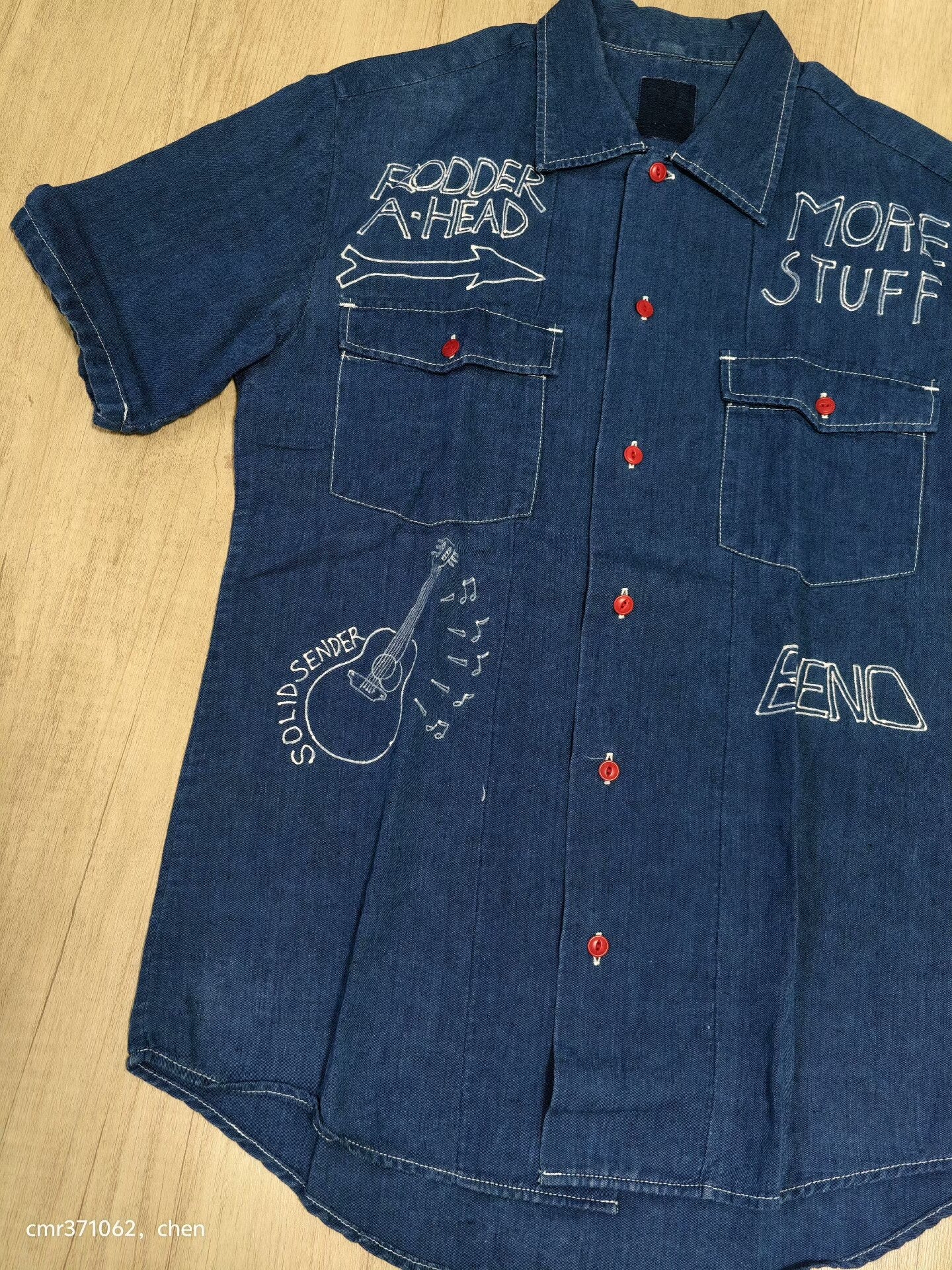visvim 14 ICT Rust Belt Hand Paint