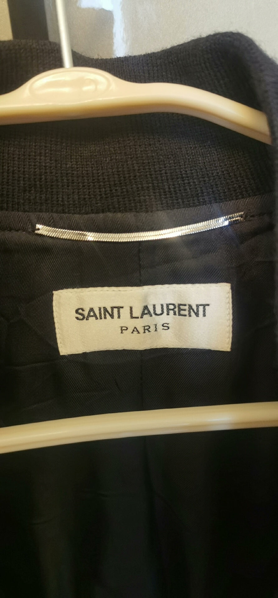 Saint Laurent Black Gold Embroidered Jacket