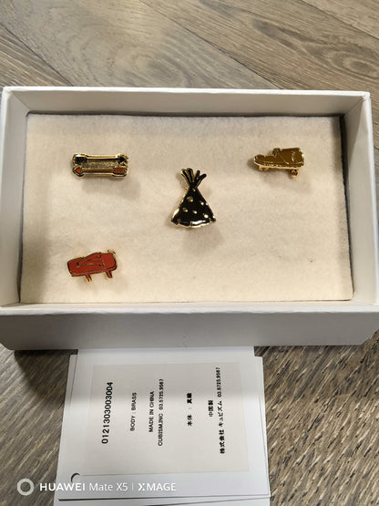 visvim spot lapel pin set collection