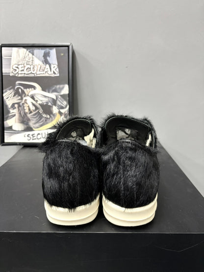 Rick Owens Horsehair High-Top Sneakers