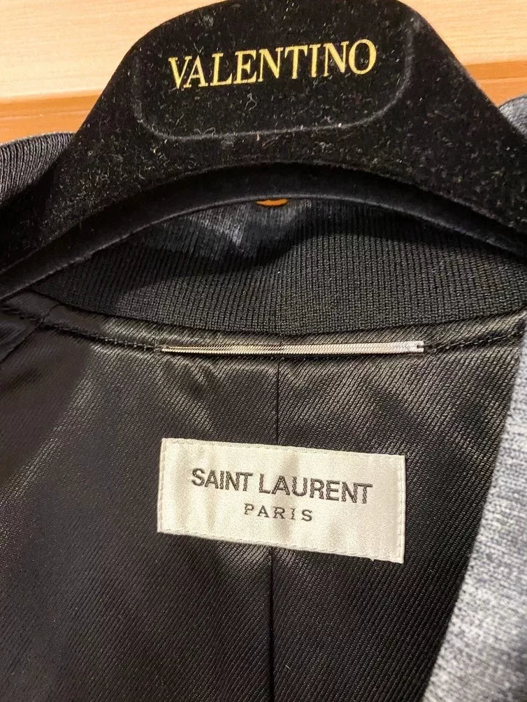 Saint Laurent Paris Show Baseball Jacket
