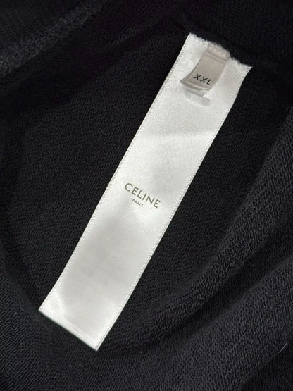 celine black oversized hoodie XXL size