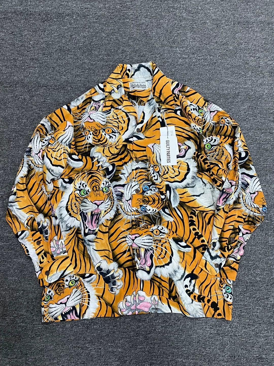 Wacko Maria Tiger Print Shirt