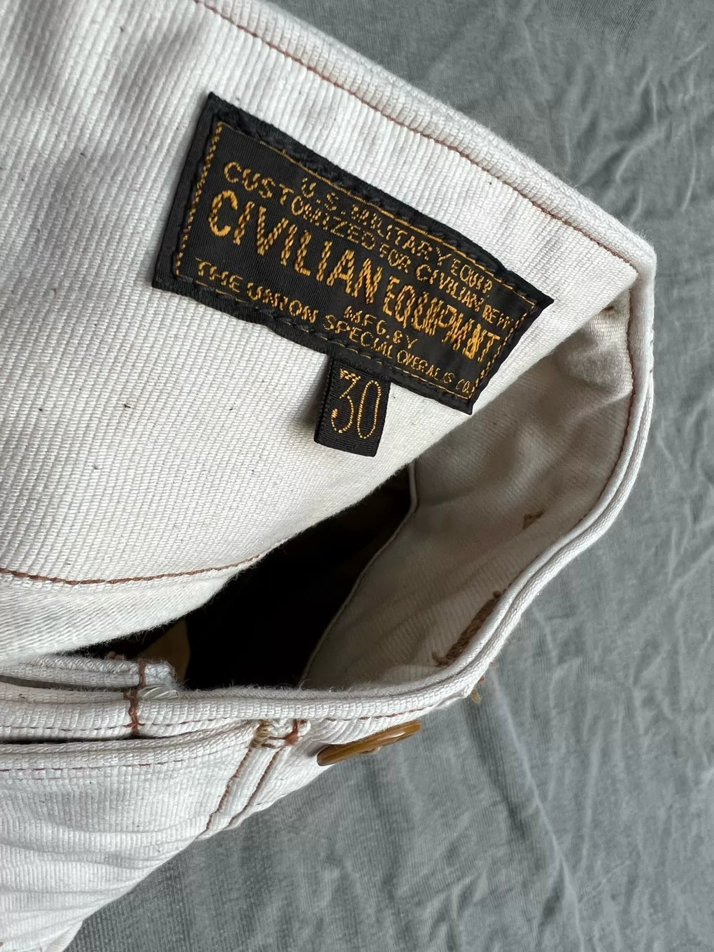 Freewheelers S-3 Flight Pants in Beige