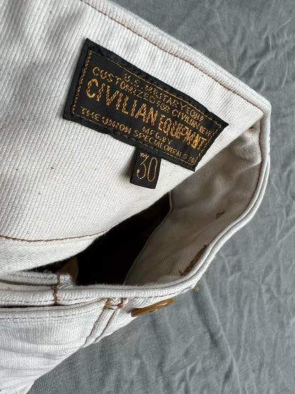 Freewheelers S-3 Flight Pants in Beige