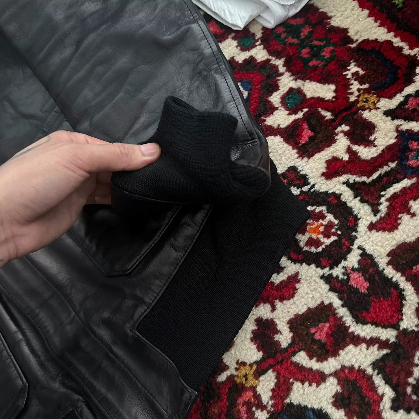 visvim elmendorf leather jacket size m