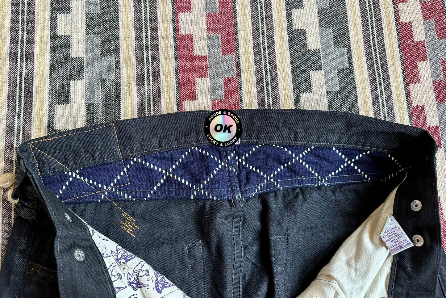 vintage black distressed denim jeans