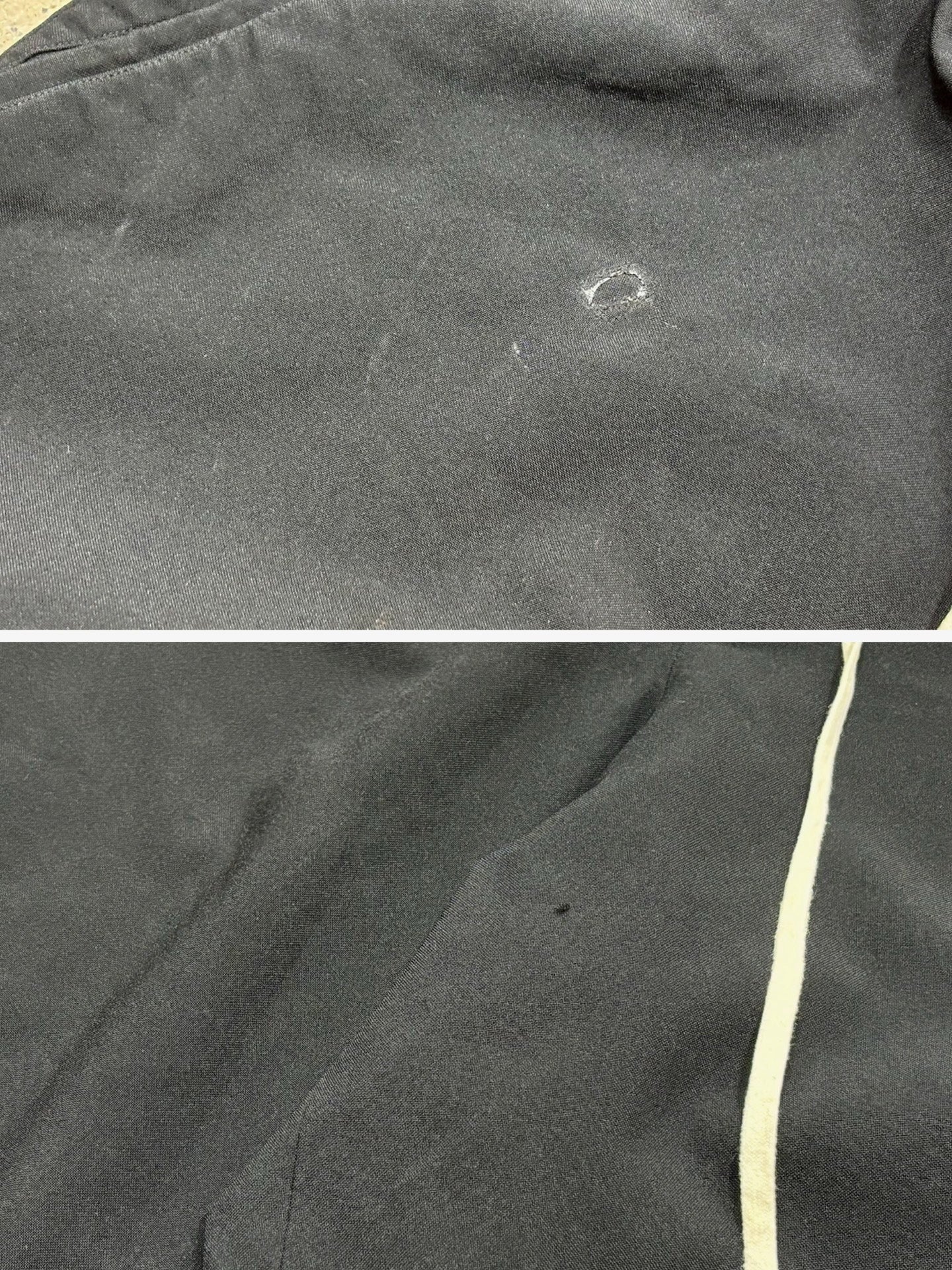 CDG Comme Des Garçons Black Wide-Leg Cropped Pants