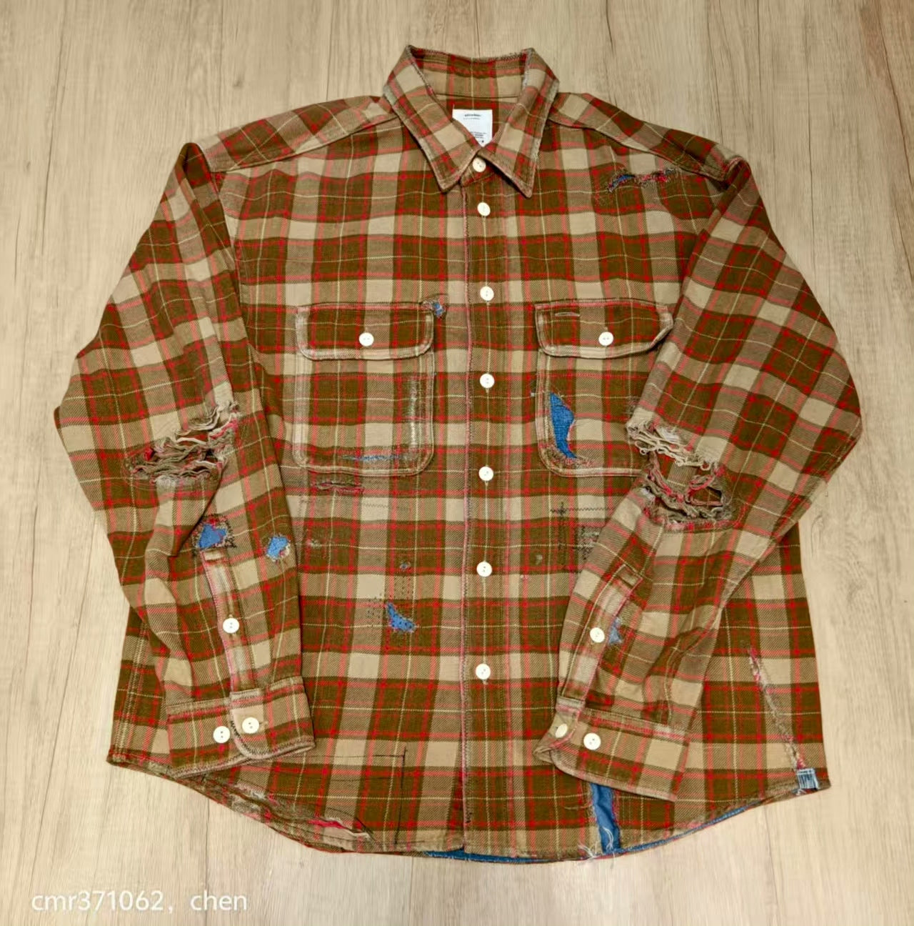 VISVIM 20AW Lumber Check L/S Crash
