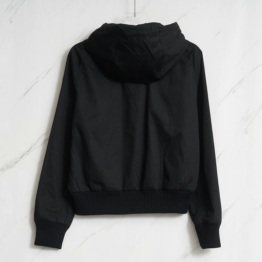 Saint Laurent Men's Hooded Double-Zip Jacket