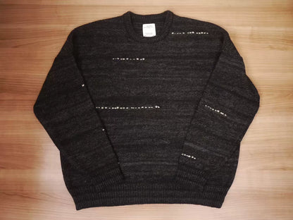 VISVIM AMPLUS KNIT GRADIENT BLACK Size 3