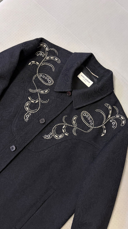 Saint Laurent SS19 Runway Black Jacket