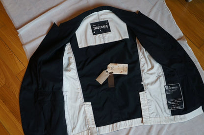 Ziggy Chen A-Line Wool Cotton Blazer