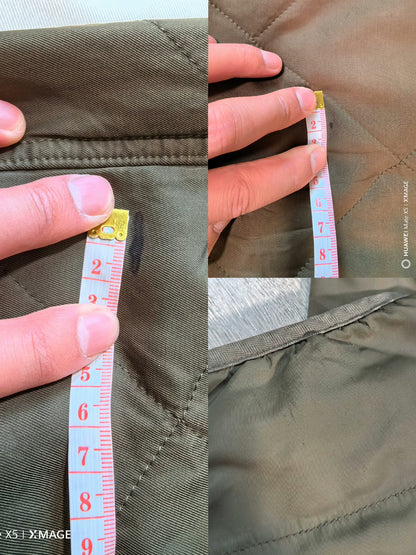 visvim double-sided jacket in olive green