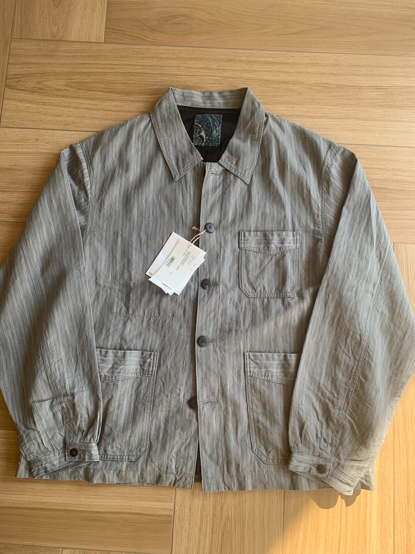 VISVIM TRAVAIL COVERALL STRIPE 25SS