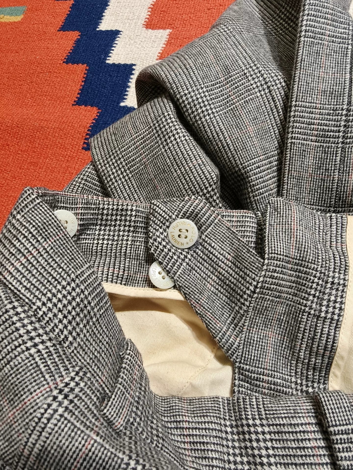 Vintage Polo Ralph Lauren Wool Houndstooth Pants