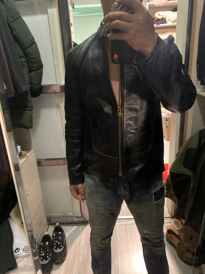 fine creek leather j100 style jacket