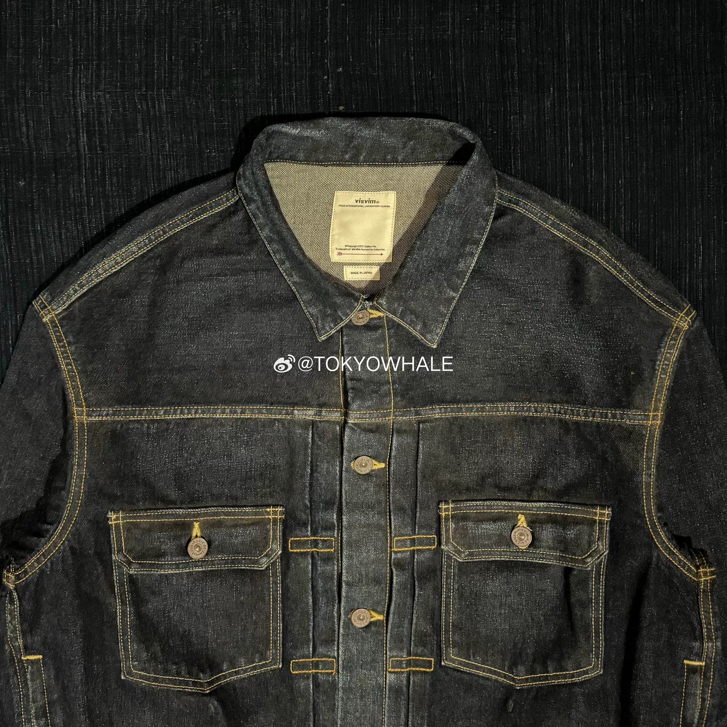 VISVIM 101XX DMGD MUD Denim Jacket
