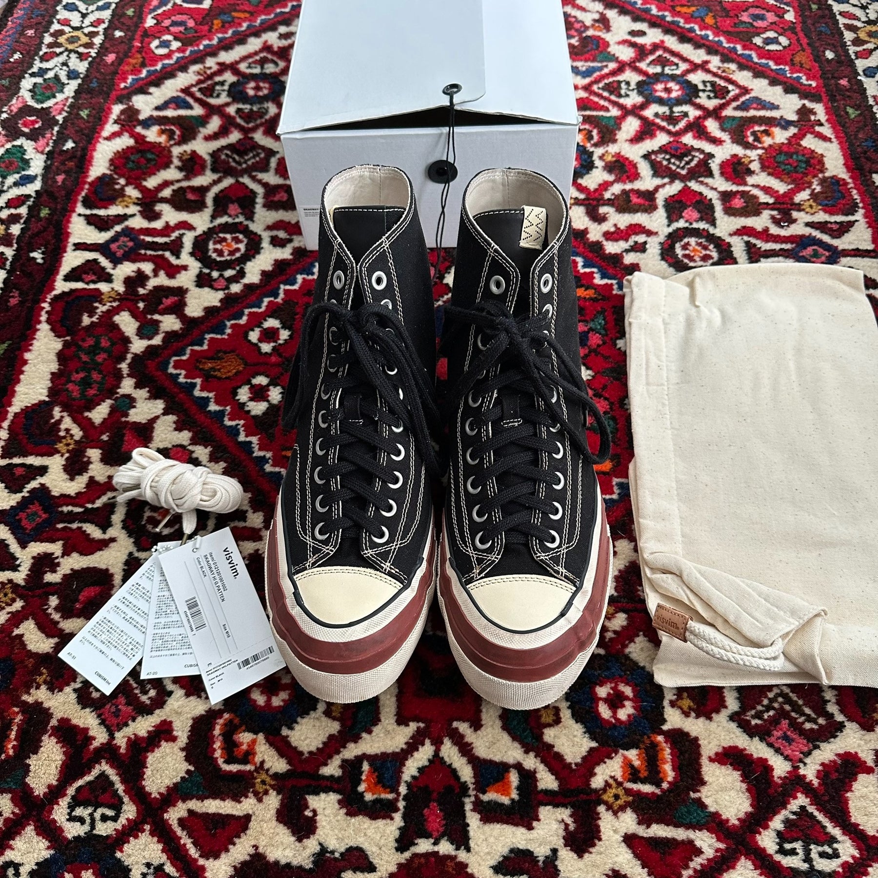 visvim 21AW Skagway Hi Canvas Shoes