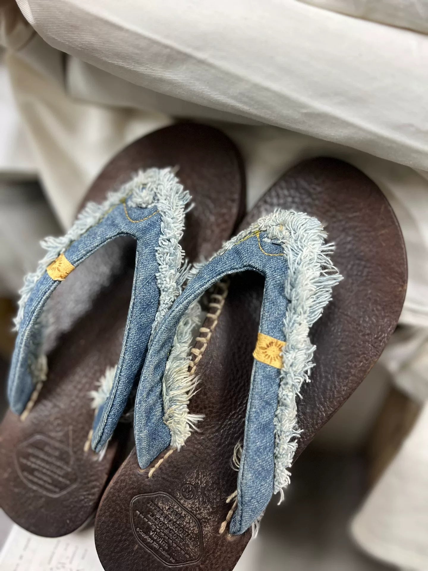 visvim lama sandal folk flip flops
